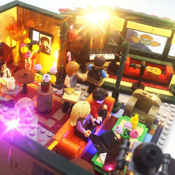 DIY LED Light Lighting Kit ONLY For LEGO 21319 Friends Central Perk Bricks Toy