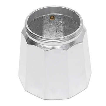 12Cups 600ML Silver Aluminum Moka Pot Octagonal Espresso Coffee Cup Grinder Stove Percolator