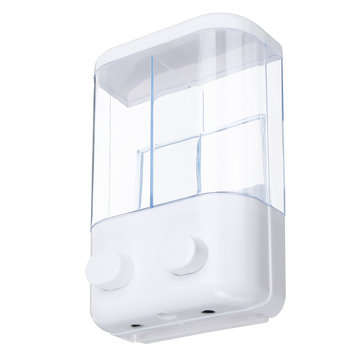 1000ML Kitchen Bathroom Shampoo Container Soap Dispenser Wall Mount Suction Cup Shampoo Container