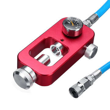 HPA tank fill Adapter Scuba Fill Station with 72" 182cm Blue High Pressure Whip