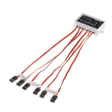 AF-model Plug Hub Power Strip Cable Wire Management Box Case for RC Model Airplane Aircraft Fixed-wi