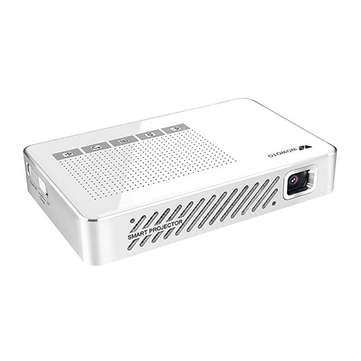 Wowoto A5 Pro Portable DLP Projector Android 854 x 480 WiFi LED Projector 500 Lum... (COLOR.: WHITE)