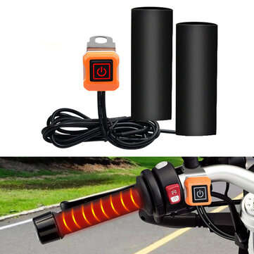 Three-speed Temperature Warm Control Motorcycle Heated Grips Handlebar Intelligent Electric Heated H