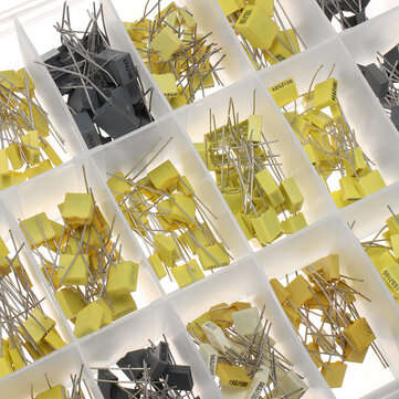 460PCS/BOX 63V 100V 24 Value Correction Capacitor Package Kit Polypropylene Safety Plastic Film Capa