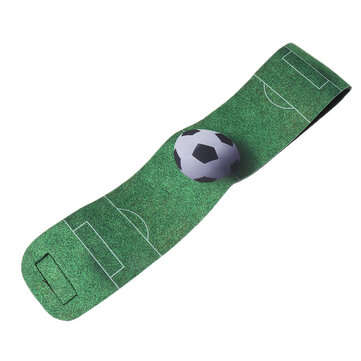 1.8M 3D Football Kick Trainer Adjustable Elasticity Soccer Control Skill Practice Equipment Soccer T