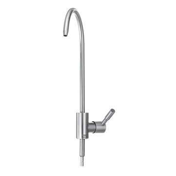 304 Stainless Steel Kitchen Sink Faucet Single Lever Cold Water Tap Drinking Water Filter Faucet 360