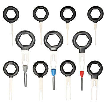 59Pcs Terminal Removal Tool Electrical Wiring Crimp Connector Pin Extractor Kit Automobiles Terminal