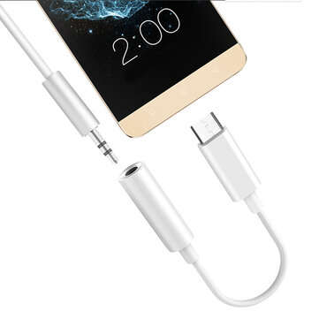 Bakeey Type-C 3.5 to 3.5mm Earphone Audio Aux Cable Adapter Samsung Galaxy S21 Not... (COLOR: BLACK)