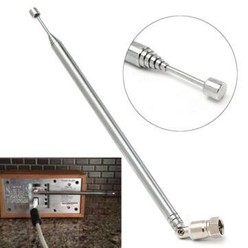 7 Section F Type Replacement Antenna Connector Telescopic Aerial TV AM FM Radio