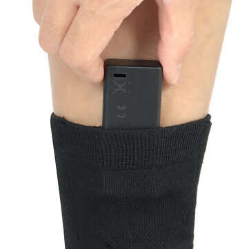 1 Pair 3V Electric Heated Socks USB Rechargeable Feet Warmer Outdoor Winter Sport Cycling Hiking Ski