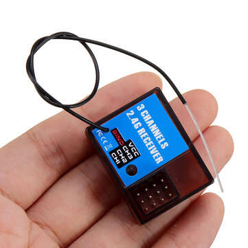 JLB Cheetah 11011 21101 J3 1/10 RC Spare 2.4G 3CH Receiver for EC1009 Remote Control Parts