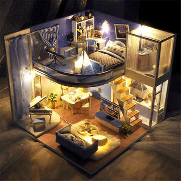 TIANYU Dream Starry Sky (Loft Edition) TD39 DIY Doll House Hand-Assembled Model Creative Creative To