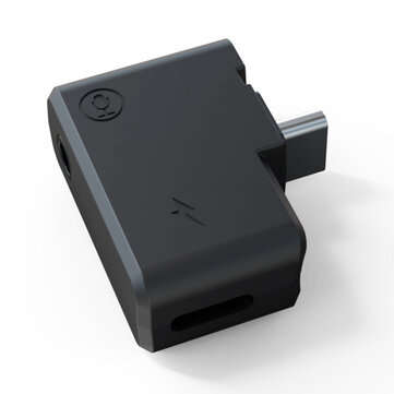 CYNOVA 3.5mm/USB-C Charging Audio Adapter Connector Microphone Plug Multiple Function for Insta360 O