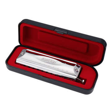 Easttop T10-40 10 Holes 40 Tones Advanced Chromatic Harmonica