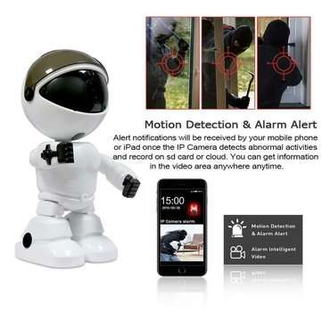 Hiseeu 2Mp/1.3Mp HD Wireless IP Camera Wi-Fi Robot Camera 1080P Wifi Night Vision EU Plug