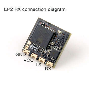 0.44g Happymodel 2.4G ExpressLRS ELRS EP2 Nano High Refresh Rate Ultra-small Long Range RC Receiver