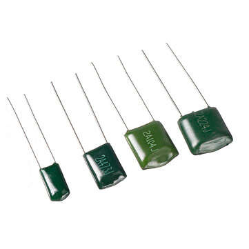 180pcs 18value*10pcs Polyester Film Capacitor Assorted Kit Contains 2A104J 2A332J 2A472J 2A103J 2A33