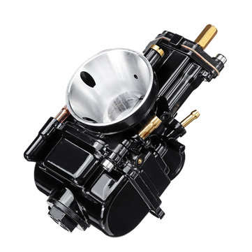 28mm Motorcycle Titanium Flat Slide Carburetor For Keihin Carb PWK Mikuni Power Jet Kit Fab