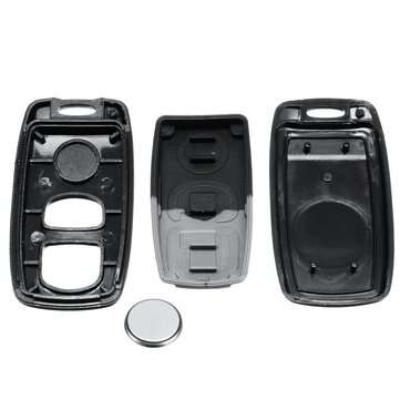 2 Buttons Remote Key Shell Case with CR2025 Battery For Mazda 3/5/6 Car