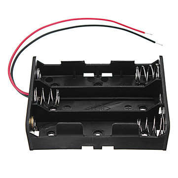 5pcs DC 11.1V 3 Slot 3 Series 18650 Battery Holder High Quality Battery Box Battery Case With 2 Lead