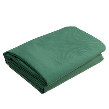 10ft x 6.6ft 6 Ribs Patio Umbrella Canopy Replacement Parasol Sunshade Top Cover ... (COLOR.: GREEN)