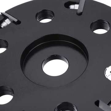 Drillpro 115mm 6 Carbide Tooth Wood Carving Disc Grinder Disc for 125 Angle Grinder