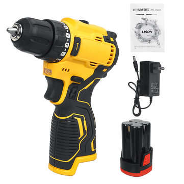 Drillpro 18V Brushless Electric Drill Driver Cordless Rechar... (PLUG: EUPLUG | BATTERY: ONEBATTERY)