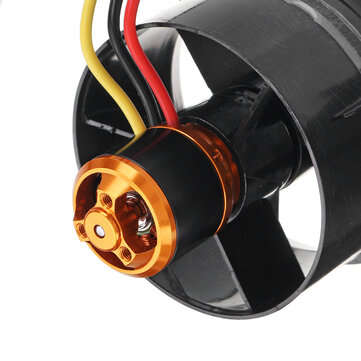 64mm Ducted Fan EDF Unit With 4500KV Brushless Outrunner Motor for RC Model