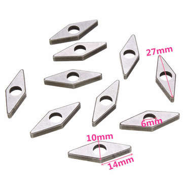 10pcs SV1603 Carbide Insert Shim Seats For VNMG160404/08/12/16 Tool Holder