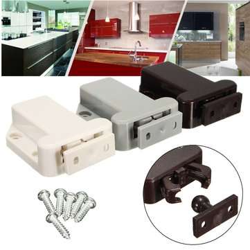 Push To Open Beetles Lock Drawer Cabinet Latch Catch Touch Release Kitchen Cupboard (COLOR.: GREY)