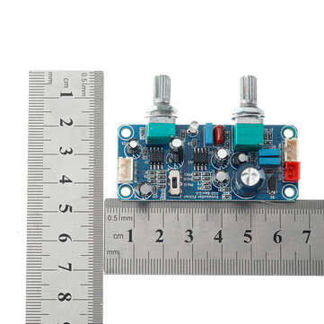 Low Pass Filter Bass Subwoofer Preamp Amplifier Board Single Power DC 9-32V Preamplifier with Bass V