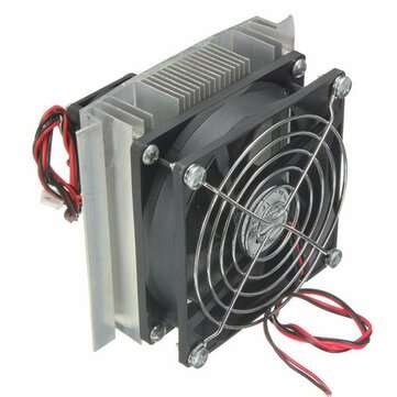 Geekcreit TEC1-12705 Thermoelectric Peltier Refrigeration Cooling System Equipment Kit Cooler Fan