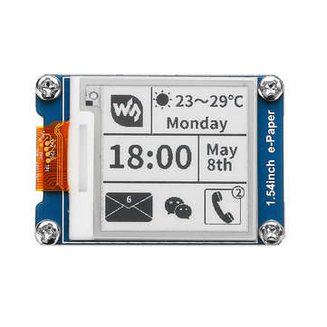 Waveshare 1.54 Inch E-ink Screen Display e-Paper Module Black/White SPI Support Partial Refresh For