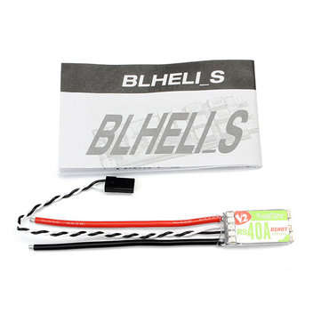 Racerstar RS40A V2 40A BLHELI_S BB2 OPTO 2-5S Brushless ESC Dshot 600 Ready for RC Drone FPV Racing