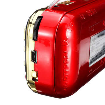 Portable FM 87.5-108MHZ 85dB Radio MP3 Player Stereo Speaker