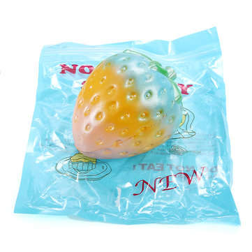 NO NO Squishy Rainbow Colorful Strawberry Jumbo Slow Rising With Packaging Collection Gift Toy