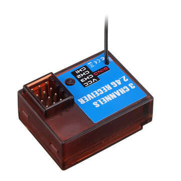JLB Cheetah 11011 21101 J3 1/10 RC Spare 2.4G 3CH Receiver for EC1009 Remote Control Parts