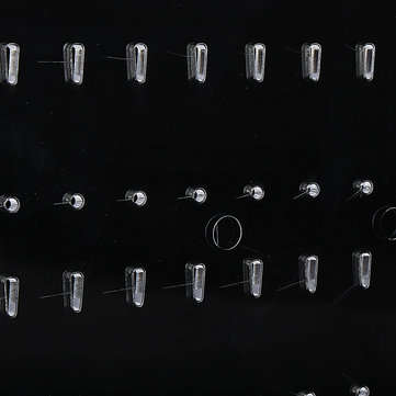 Acrylic Earring Ear Studs Storage Box Jewelry Display Stand Necklace Holder Rack Organizer