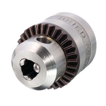 Electric Drill Chuck Capacity 0.6-6mm Thread 3/8-24UNF 1/4"Hex Shank Power Tools