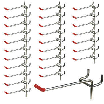25pcs  100mm Pedboard Hook Board Wall Retail Display Shop Peg Slat Walling