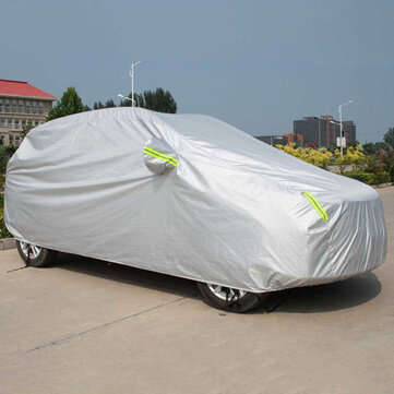 Universal SUV Full Car Cover Outdoor Waterproof Sun Rain Snow Protection UV Auto Case... (SIZE: XXL)