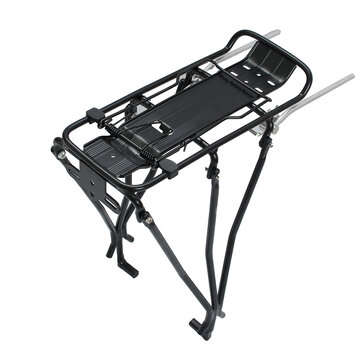 Bicycle Cargo Rack Aluminum Alloy Rear Back Seat Bike Mount Carrier Luggage Protect Pannier Max Load