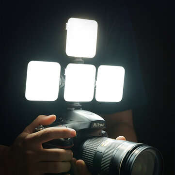 TELESIN Mini RGB LED Video Light 2000mAh Portable Pocket Photographic Lighting Vlog Fill Light Smart