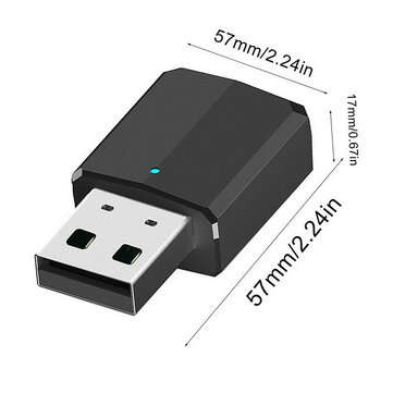 Bakeey ZF-169 USB 2 In 1 Wireless Audio Adapter bluetooth 5.0 Receiver Transmitter for Headphone Spe