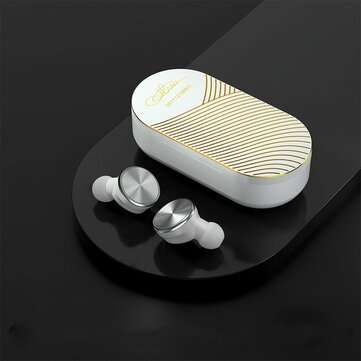 Binlin 801 TWS bluetoot 5.0 Earphone Wireless Earbuds AAC Stereo Touch Control 220... (COLOR: WHITE)