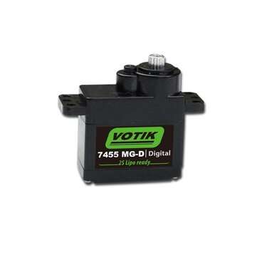 VOTIK 7455 MG-D 9g Digital Servo Metal Gear For RC Aircraft Helicopter EPP Indoor... (MODEL: 1PIECE)