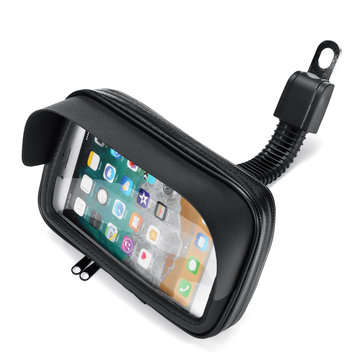 Waterproof Cell Phone Holder Bag Motorcycle Bike GPS Bicycle Mirrors Installation Case