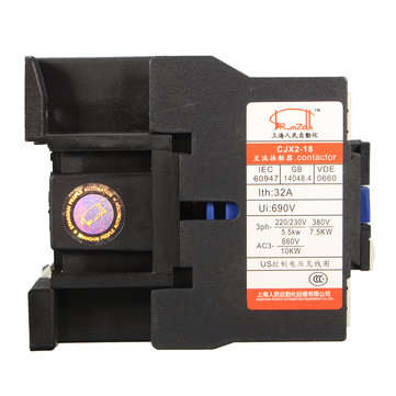 AC Contactor AC220V Coil 32A 3-Phase 1NO 50/60Hz Motor Starter Relay LC1 D1810