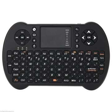 Viboton S501 2.4G Wireless English Mini Keyboard Touchpad Airmouse for TV Box PC ... (COLOR.: BLACK)