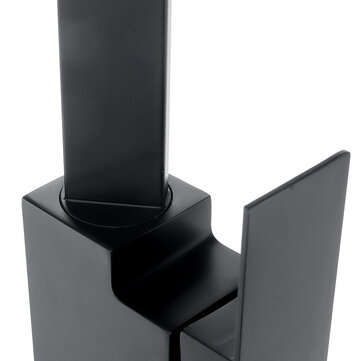 Modern Black Kitchen Sink Taps Mixer Tap Single Lever Basin Brass Mono Faucet